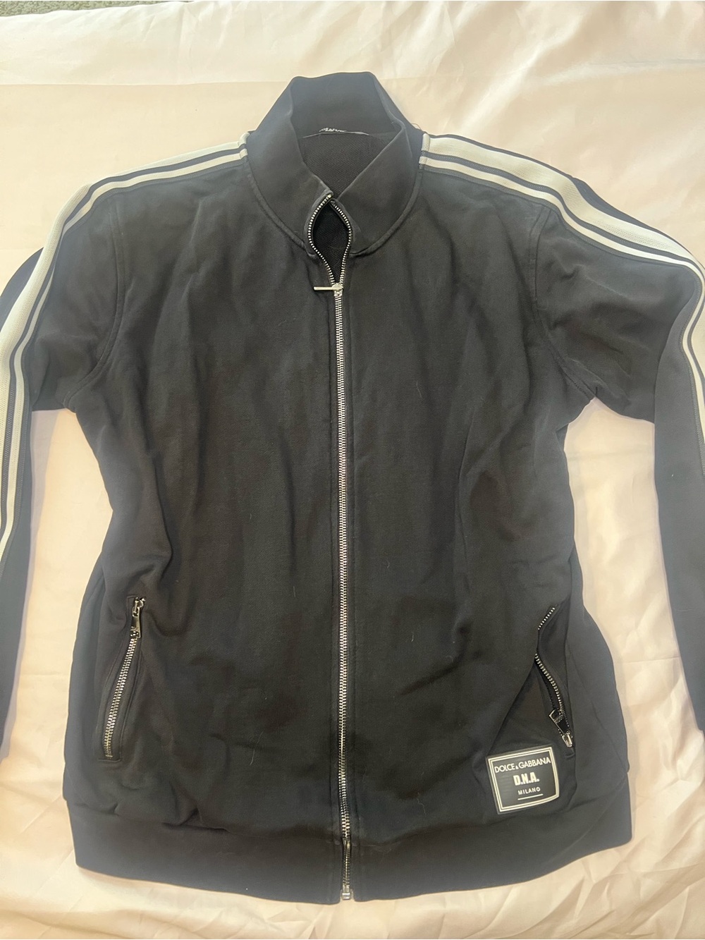 Dolce & GABBANA men’s black track jacket